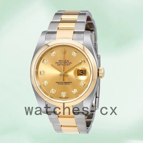 Rolex Datejust 36mm 116203CDO Men’s Oyster Bracelet Replica Watches