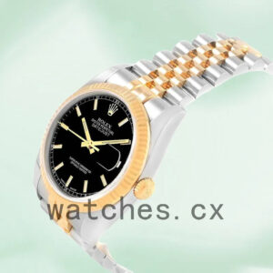 Rolex Datejust 36mm 116233BKSJ Men’s Silver-tone Replica Watches