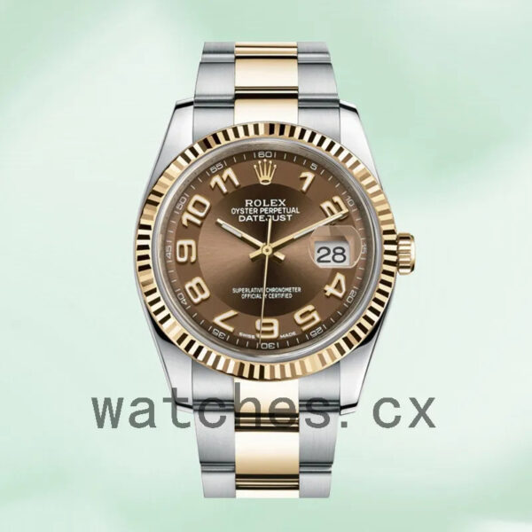Rolex Datejust 116233BRAO Men’s 36mm Automatic Silver-tone Replica Watches