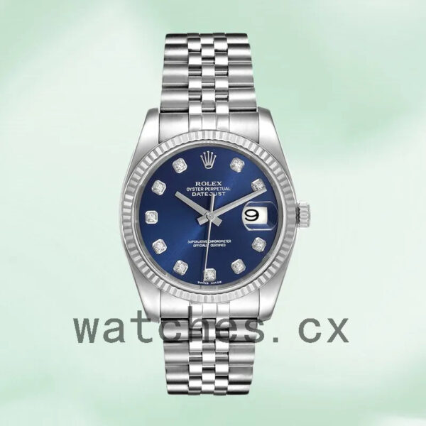 Rolex Datejust Men’s 116234BLDJ 36mm Blue Dial Silver-tone Replica Watches