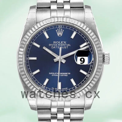 Rolex Datejust Men’s 116234BLSJ 36mm Jubilee Bracelet Automatic Replica Watches