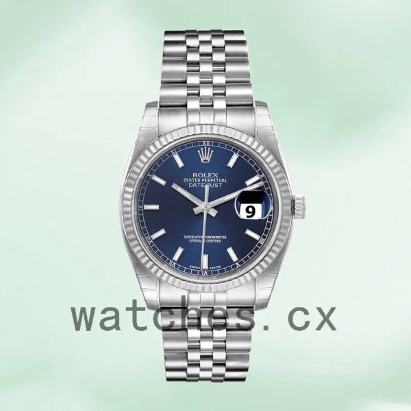 Rolex Datejust Men’s 116234BLSJ 36mm Jubilee Bracelet Automatic Replica Watches