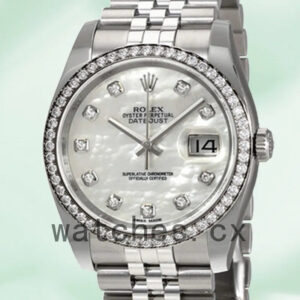 Rolex Datejust 36mm Men’s 116244MDJ Bracelet Mother of Pearl Replica Watches