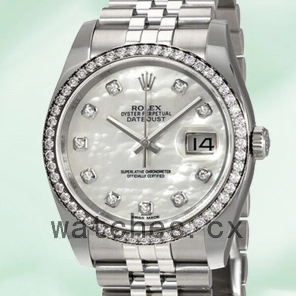 Rolex Datejust 36mm Men’s 116244MDJ Bracelet Mother of Pearl Replica Watches