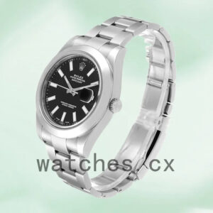 Rolex Datejust 116300BKSO 41mm Men’s Black Dial Replica Watches