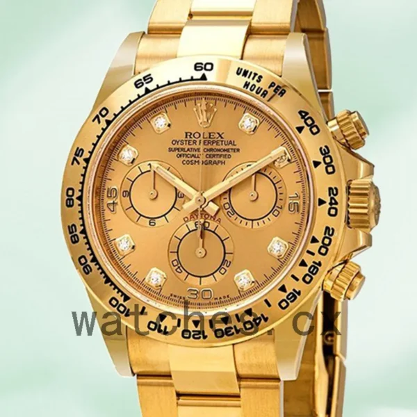 Rolex Daytona Men’s 40mm 116508GLDO Champagne Dial Replica Watches
