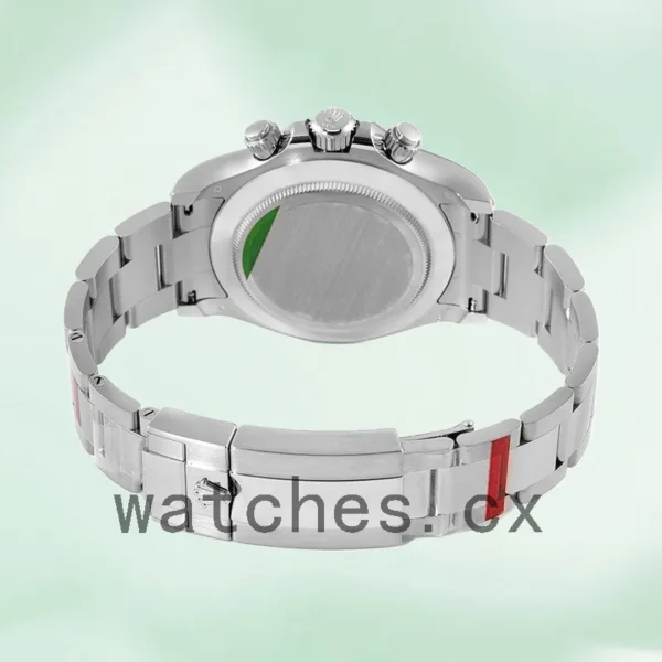 Rolex Daytona Men’s 116509SAO 40mm Silver Dial Automatic Replica Watches - Image 4