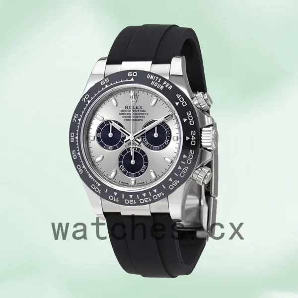 Rolex Daytona 40mm Men’s 116519LN Rubber Band Automatic Replica Watches - Image 2