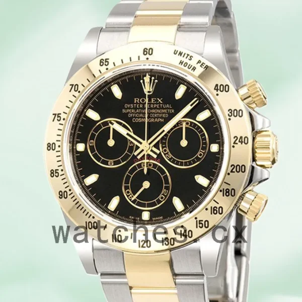 Rolex Daytona 40mm 116523BKSO Men’s Automatic Silver-tone Replica Watches
