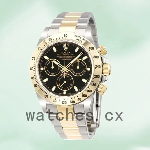 Rolex Daytona 40mm 116523BKSO Men’s Automatic Silver-tone Replica Watches - Image 2