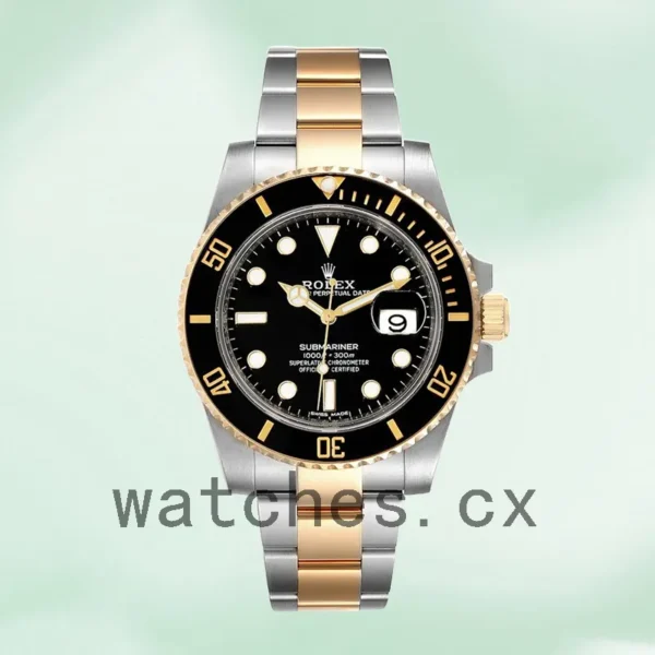 Rolex Submariner 40mm Men’s 116613-LN-97203 Silver-tone Replica Watches - Image 2