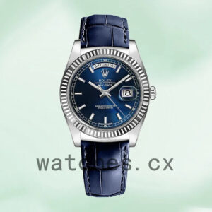 Rolex Day-Date 118139-L Men’s 36mm Leather Strap Automatic Replica Watches
