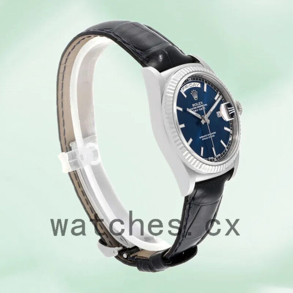 Rolex Day-Date 118139-L Men’s 36mm Leather Strap Automatic Replica Watches