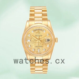 Rolex Day-Date 118238CJDP 36mm Men’s Yellow Gold-tone Replica Watches