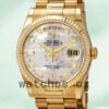 Rolex Day-Date 36mm 118238MDP Men’s Jubilee Bracelet White Mother-Of-Pearl Dial Replica Watches