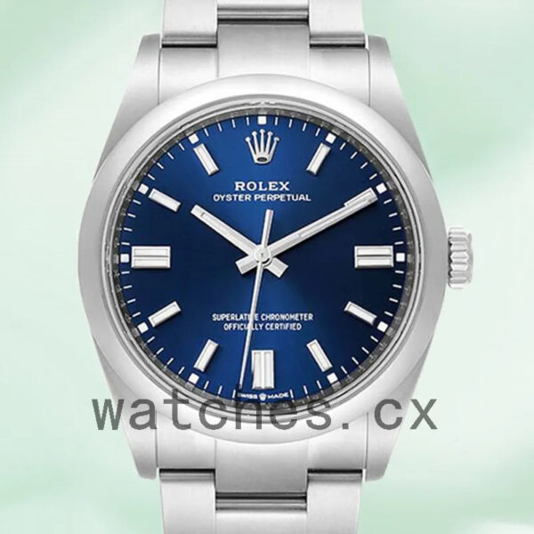 Rolex Oyster Perpetual 41mm Unisex m124300-0003 Blue Dial Replica Watches