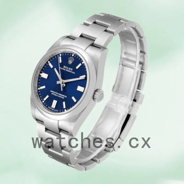 Rolex Oyster Perpetual 41mm Unisex m124300-0003 Blue Dial Replica Watches - Image 3