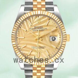 Rolex Datejust M126233-0037 Men’s 36mm Oyster Bracelet Silver-tone Replica Watches