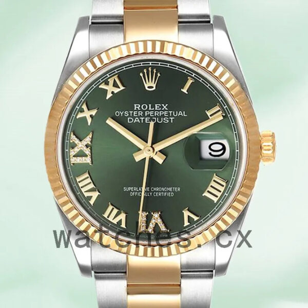 Rolex Datejust m126233-0026 Men’s 36mm Silver-tone Replica Watches