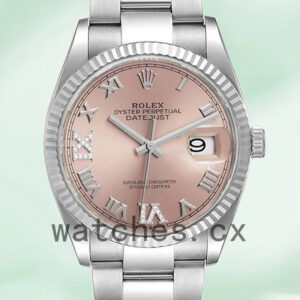 Rolex Datejust 36mm m126234-0032 Ladies Pink Dial Automatic Replica Watches