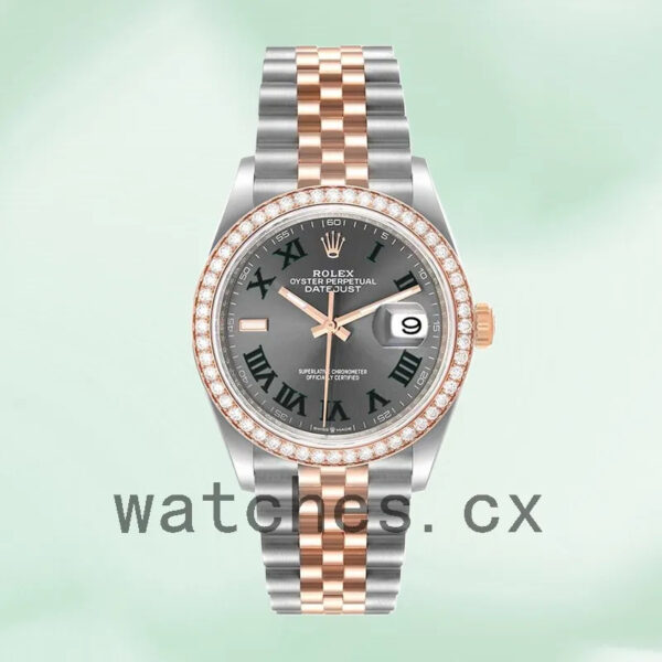 Rolex Datejust 36mm Men’s m126281rbr-0017 Automatic Grey Dial Replica Watches