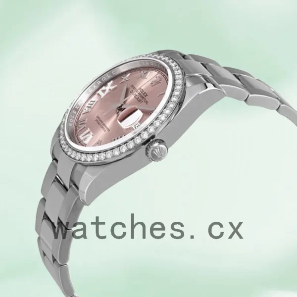 Rolex Datejust Ladies m126284rbr-0024 36mm Pink Dial Oyster Bracelet Replica Watches