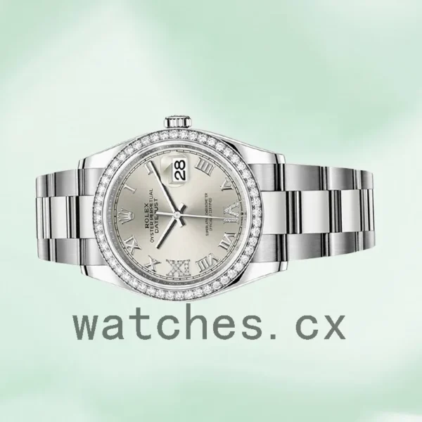 Rolex Datejust 36mm m126284rbr-0022 Ladies Automatic Silver Dial Replica Watches