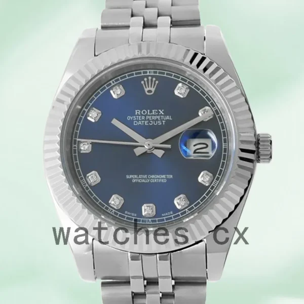 Rolex Datejust Men’s 126334BLDJ 41mm Blue Dial Silver-tone Replica Watches