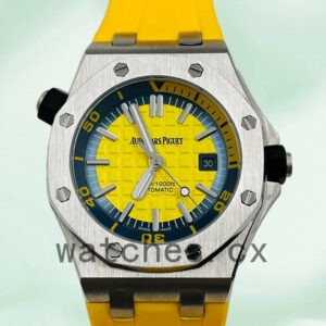 Audemars Piguet Royal Oak Offshore Men’s 42mm 15710ST.OO.A051CA.01 Yellow Dial Replica Watches