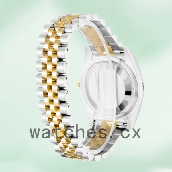 Rolex Datejust Men’s 16233BLDJ 36mm Jubilee Bracelet Silver-tone Replica Watches - Image 4