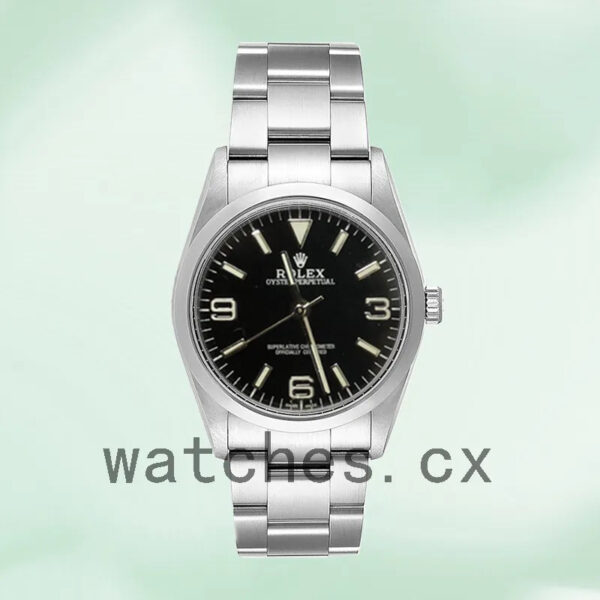 Rolex Oyster Perpetual 31mm Ladies 177200 Black Dial Replica Watches - Image 2