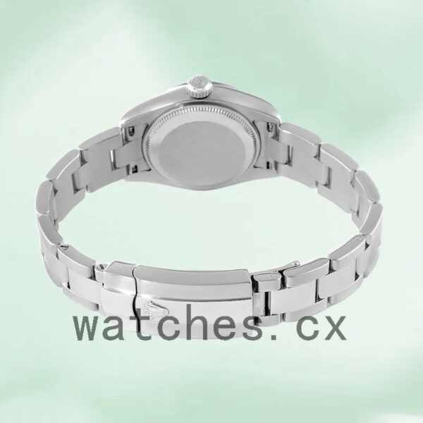 Rolex Oyster Perpetual 31mm Ladies 177200 Black Dial Replica Watches - Image 4