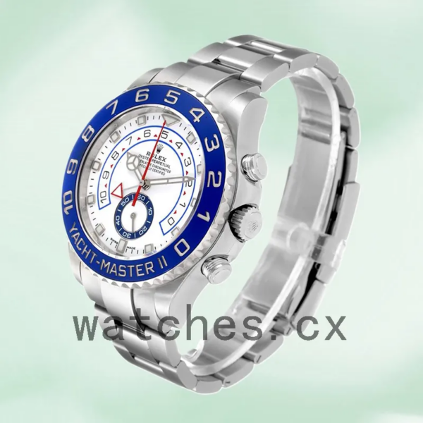 Rolex Yacht-master Ii 44mm m116680-0002 Men’s Bracelet White Dial Replica Watches