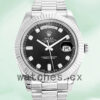 Rolex Day-Date 218239 41mm Men’s Silver-tone President Bracelet Replica Watches
