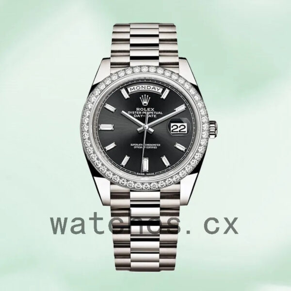 Rolex Day-Date 228349BKDP 40mm Men’s Bracelet Automatic Replica Watches
