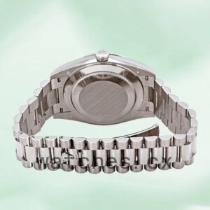 Rolex Day-Date 40mm 228349GNRP Men’s Green Dial Silver-tone Replica Watches