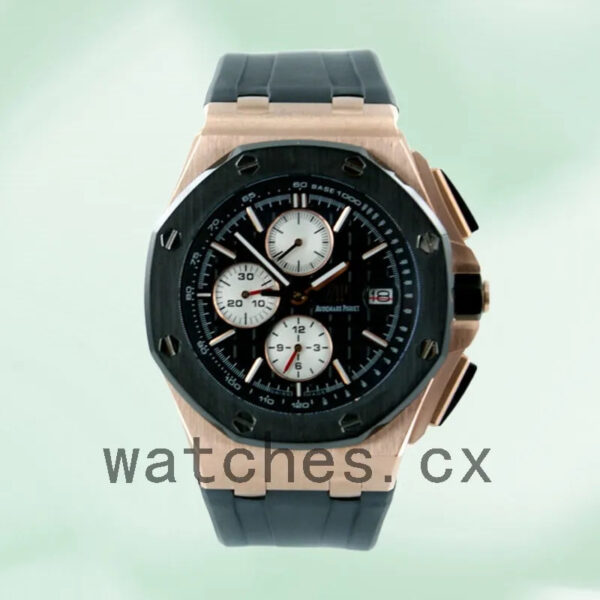 Audemars Piguet Royal Oak Offshore 44mm 26401RO.OO.A002CA.01-1 Men’s Quartz Black Dial Replica Watches - Image 2