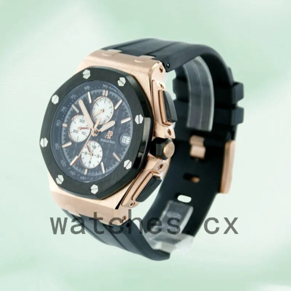Audemars Piguet Royal Oak Offshore 44mm 26401RO.OO.A002CA.01-1 Men’s Quartz Black Dial Replica Watches - Image 3