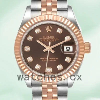 Rolex Datejust Ladies 279171 28mm Chocolate Dial Replica Watches