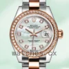 Rolex Datejust 28mm m279381rbr-0014 Ladies Mother of Pearl Dial Silver-tone Replica Watches