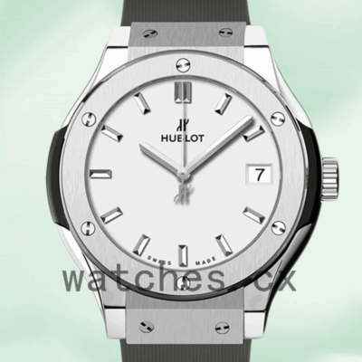 Hublot Classic Fusion 43mm/42mm/45mm Men’s 511.NX.2611.RX Rubber Band Silver-tone Replica Watches