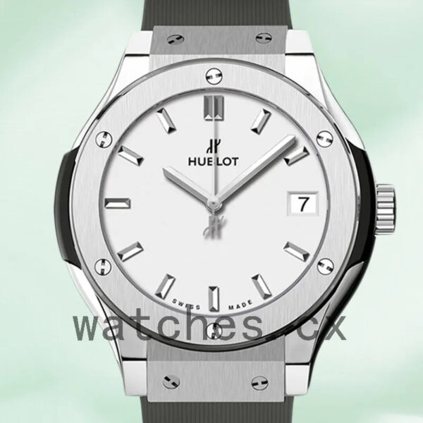 Hublot Classic Fusion 43mm/42mm/45mm Men’s 511.NX.2611.RX Rubber Band Silver-tone Replica Watches