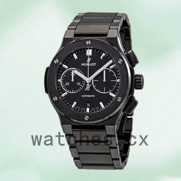 Hublot Classic Fusion 520.CM.1170.CM 45mm Men’s Bracelet Silver-tone Replica Watches - Image 2