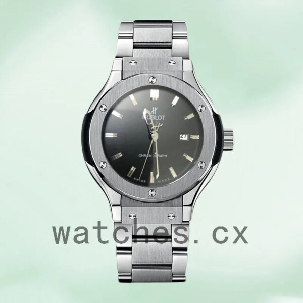 Hublot Classic Fusion 43mm Men’s 581.NX.1170.NX Bracelet Silver-tone Replica Watches - Image 2