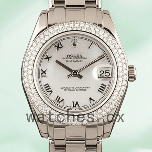 Rolex Pearlmaster 81339 36mm Unisex Mother of Pearl Dial Replica Watches
