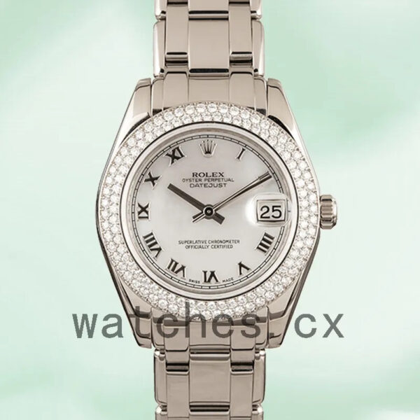 Rolex Pearlmaster 81339 36mm Unisex Mother of Pearl Dial Replica Watches