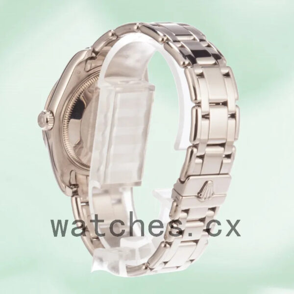 Rolex Pearlmaster 81339 36mm Unisex Mother of Pearl Dial Replica Watches - Image 4