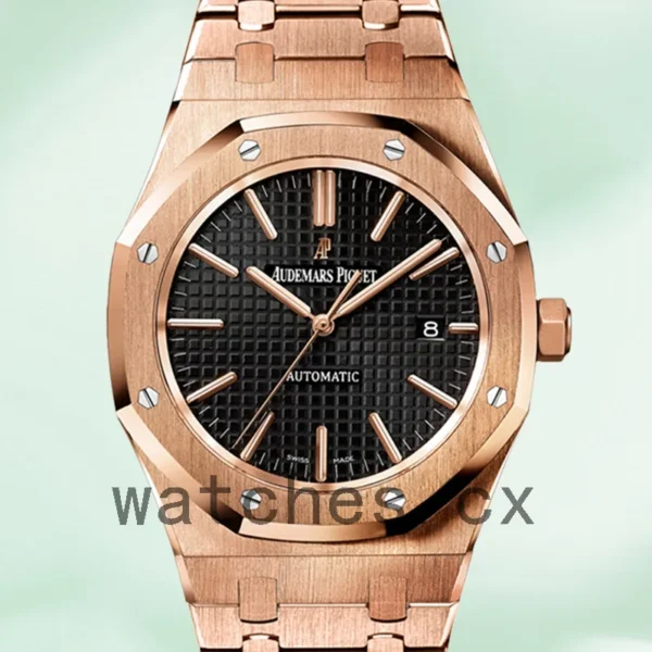 Audemars Piguet Royal Oak 15400OR.OO.1220OR.01 41mm Men’s Automatic Black Dial Replica Watches