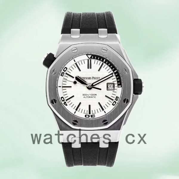 Audemars Piguet Royal Oak Offshore 42mm Men’s 15710ST.OO.A002CA.02 White Dial Replica Watches - Image 2