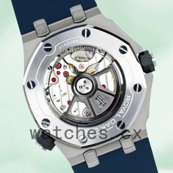 Audemars Piguet Royal Oak Offshore Men’s 42mm 15720ST.OO.A027CA.01 Automatic Silver-tone Replica Watches - Image 4